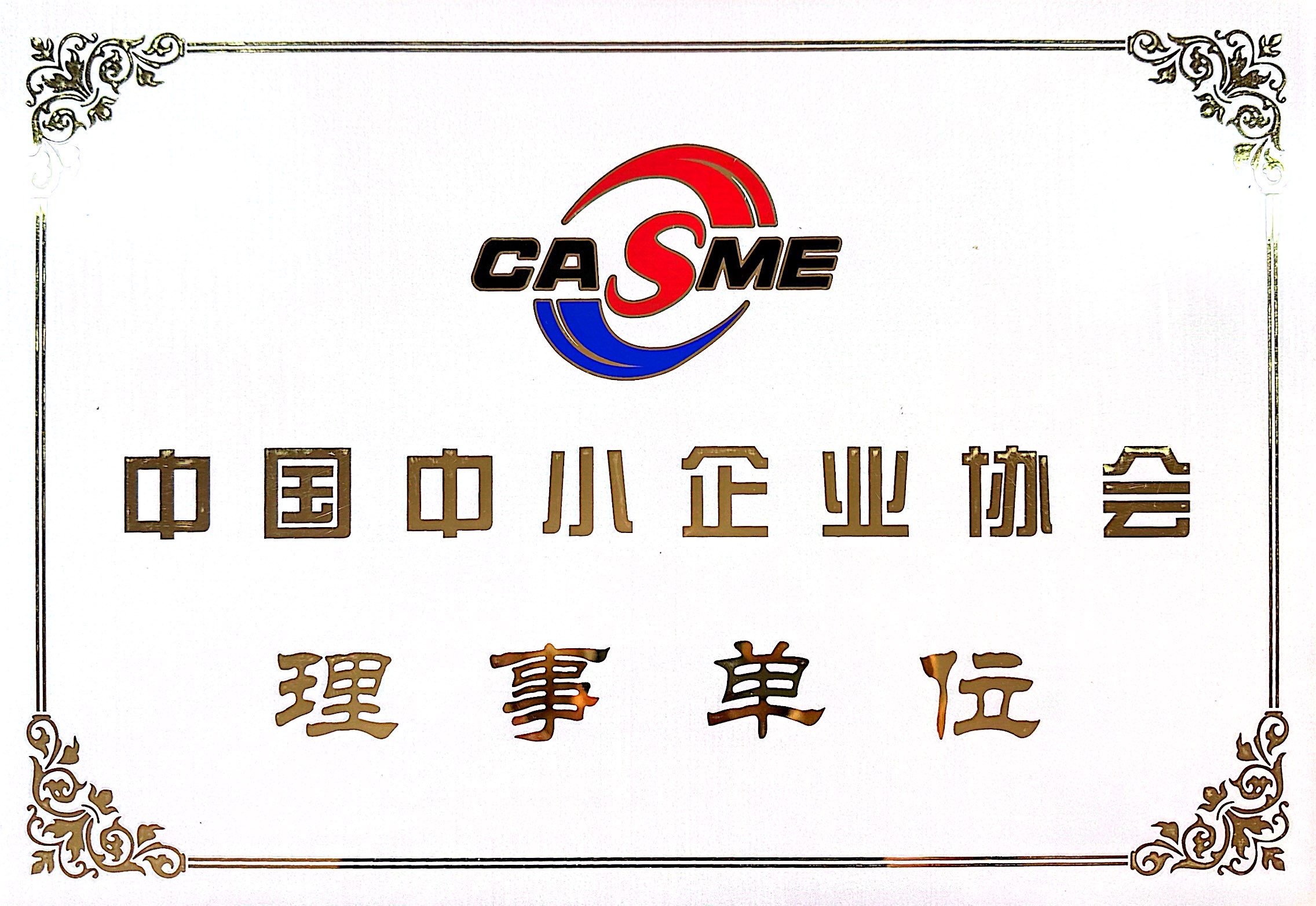 熱烈祝賀我司入選為中國中小企業(yè)協(xié)會理事單位